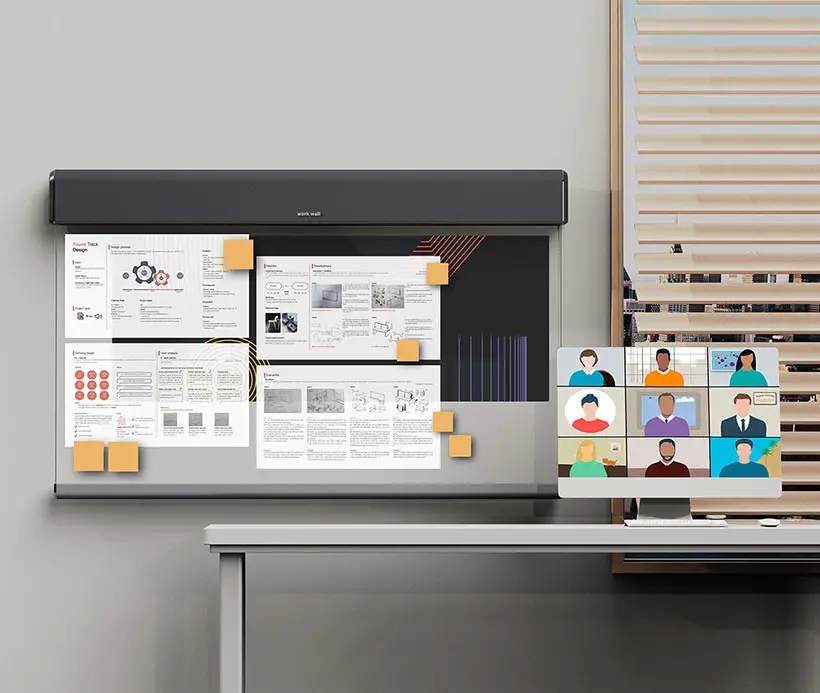 Digital Work Wall by Hanyoung Lee