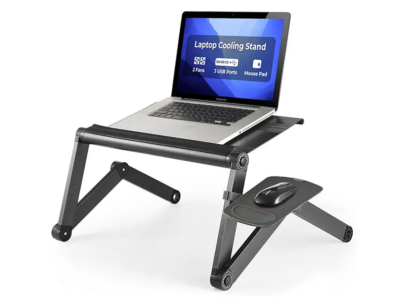 WorkEZ Portable Laptop Stand with Mouse Pad