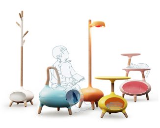 Wowo Multipurpose Furniture to Encourage Interaction Between People, Children, and Pets