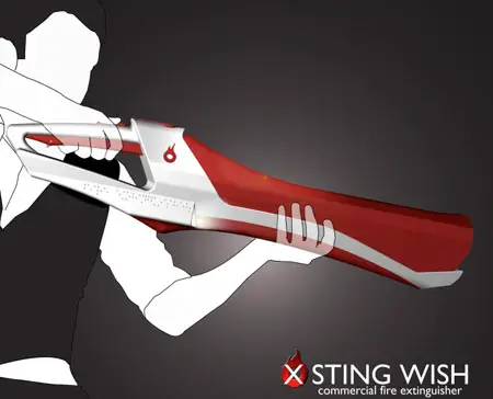 x sting fire extinguisher