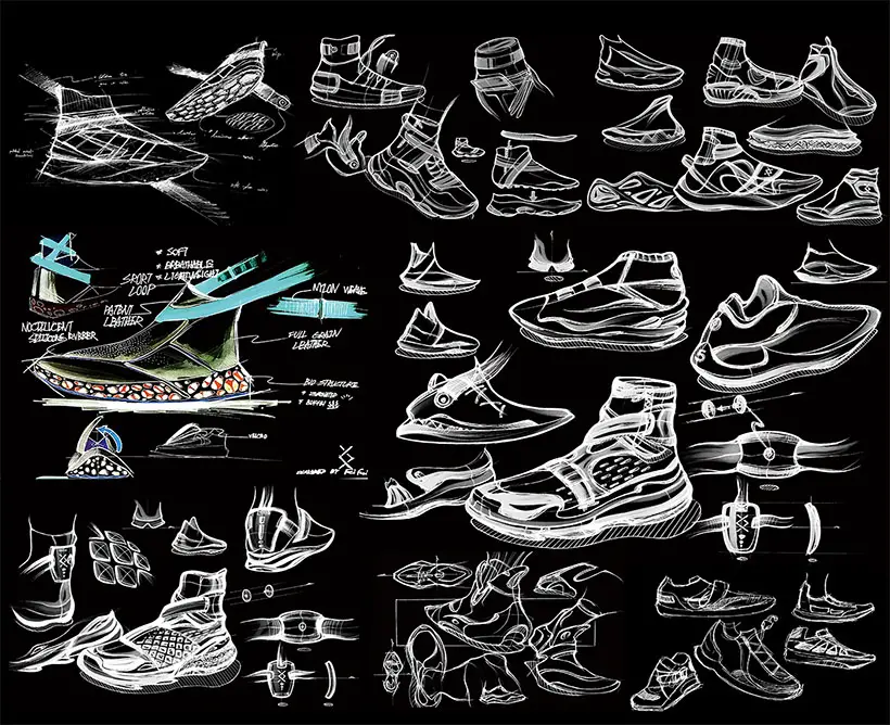 X-1 Basketball Shoe Design by Wei Chi Chen