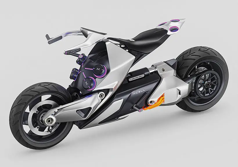 X-Idea XCell Electric Motorcycle by Lu Xiang