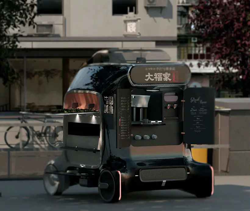 XiaoChi Mobile Food Kiosk by Ky Luca