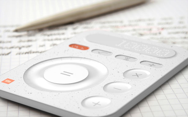 Xiaomi MI08 Calculator Design by Marco Schembri