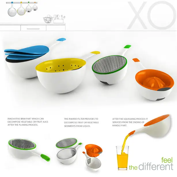 XO Project Extraordinary Kitchenware by Fatih Aslantas