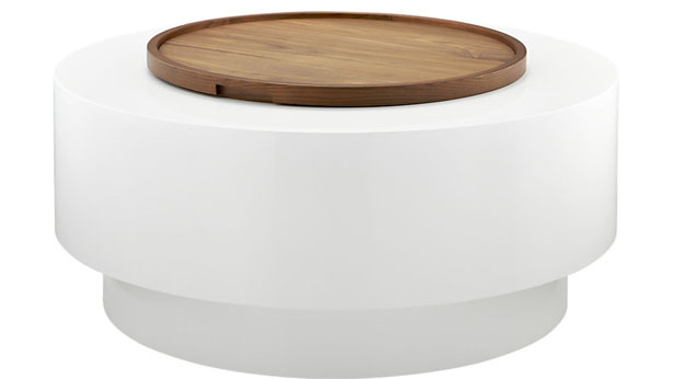 Ya Ya Round Storage Coffee Table by Lenny Kravitz for CB2