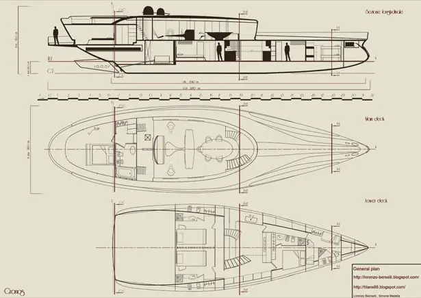 Cronos Yacht Design Concept by Simone Madella and Lorenzo Berselli