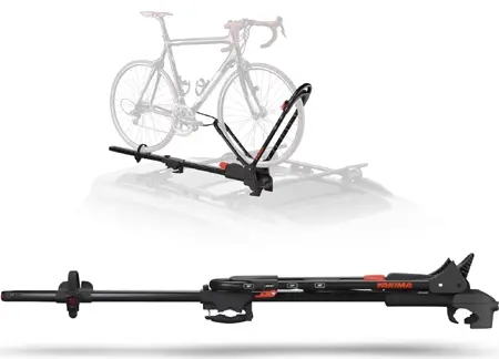 yakima frontloader convenient and functional cartop bike rack