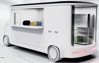 YATAI-E Future Autonomous Food Truck Concept for Modern City