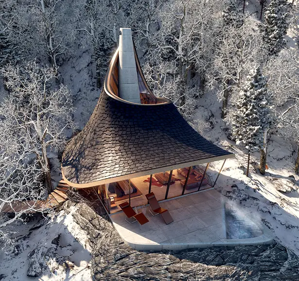 Yezo Small Retreat Located in Hokkaido by LEAD Architecture and Design Studio