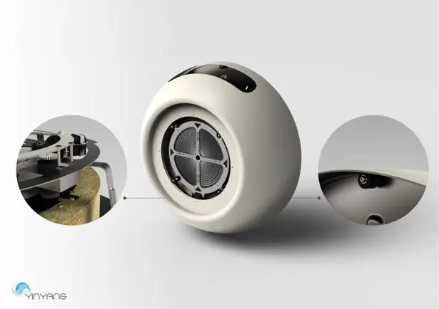 Yin Yang Air Conditioner by Omar Capalbo and Shirin Hamzelou