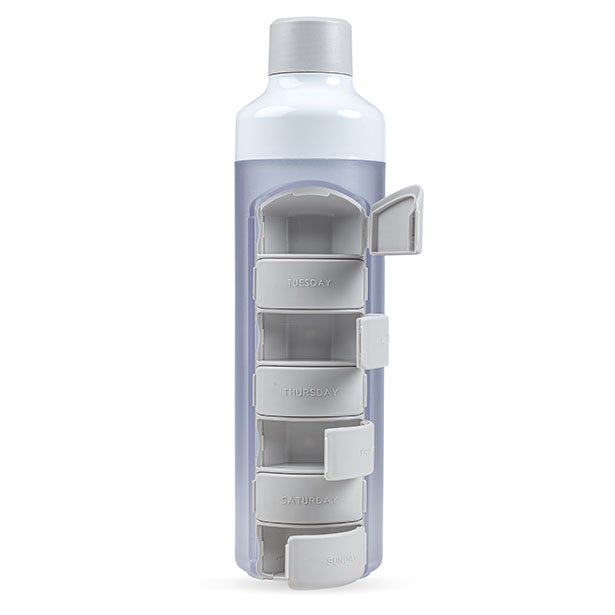 YOS Bottle with Pill Holder