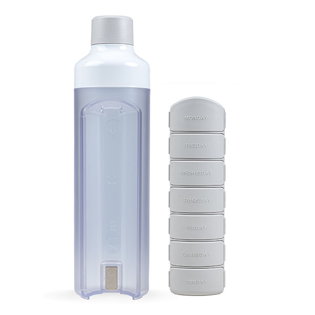 YOS Bottle with Pill Holder