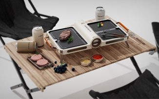 Yuanye Outdoor Barbecue Pan Wants to Provide a Novel Camping Experience for Young People