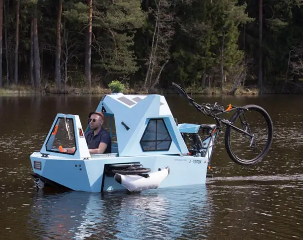 Zeltini Z-TRITON - House, Boat, and Trike in One