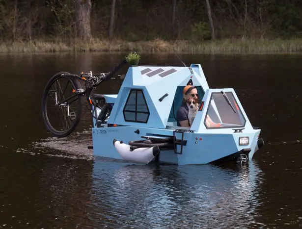 Zeltini Z-TRITON - House, Boat, and Trike in One