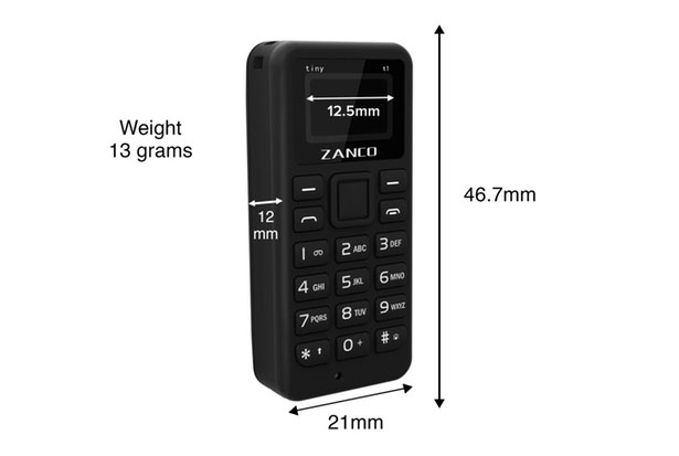 Zanco Tiny T1 World's Smallest Phone