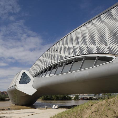 zaragoza bridge pavilion by zaha hadid