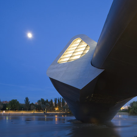 zaragoza bridge pavilion by zaha hadid