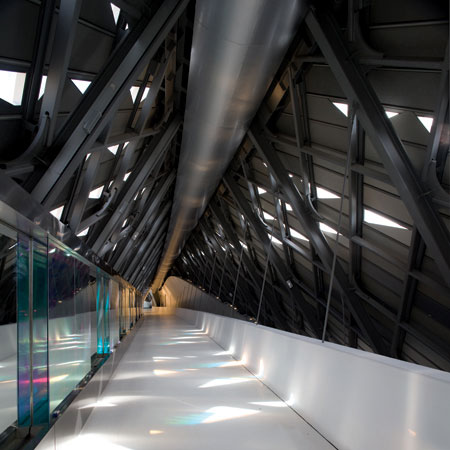 zaragoza bridge pavilion by zaha hadid