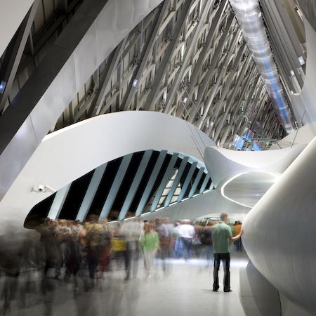 zaragoza bridge pavilion by zaha hadid