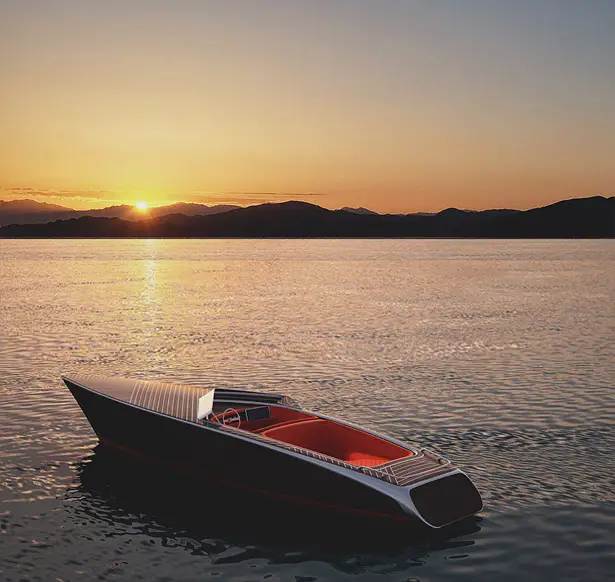 Luxury Zebra Electric Boat Combines Classic Style with Modern Technologies