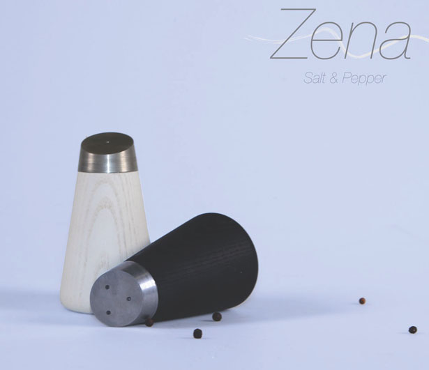 Zena Salt and Pepper Dinnerware by Charlie Hudson