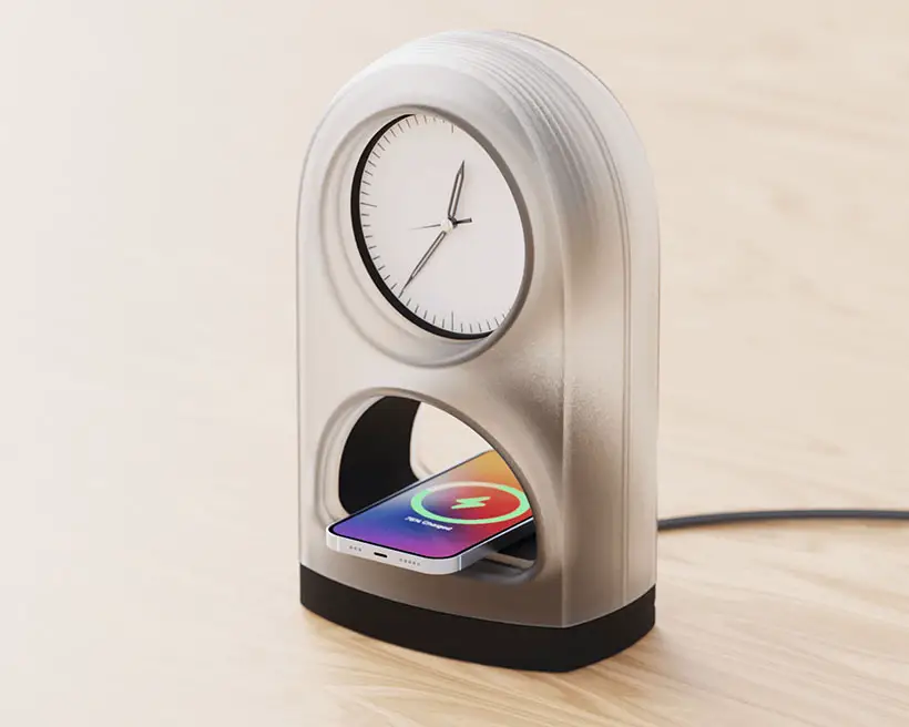 Zenith Clock and Wireless Charger in One by Niloy Lahiri