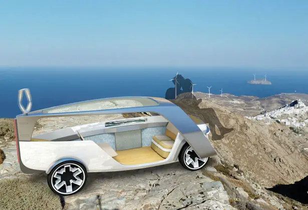 Zephyr Car Sharing Vehicle Concept by Stavros Mavrakis