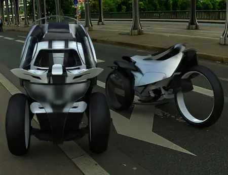 Zero-Emissions Personal Vehicle Can Be Used On The Road And In The Office