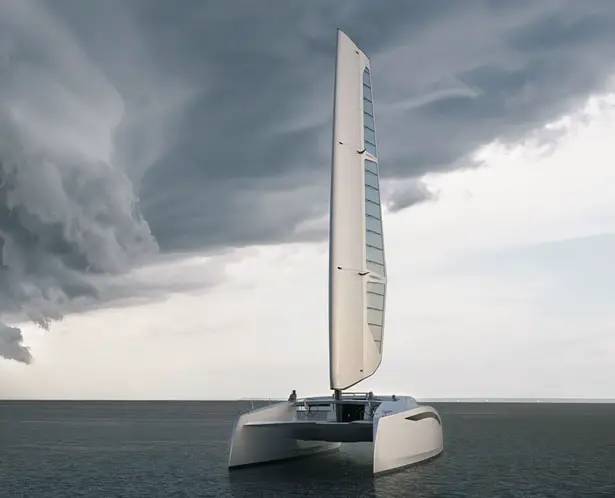 Zero Sail Concept Sailing Yacht by Julius Graupner and Thor Unbescheid