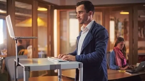 ZestDesk Portable Adjustable Standing Desk by James Moore