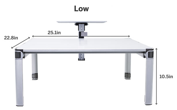 ZestDesk Portable Adjustable Standing Desk by James Moore