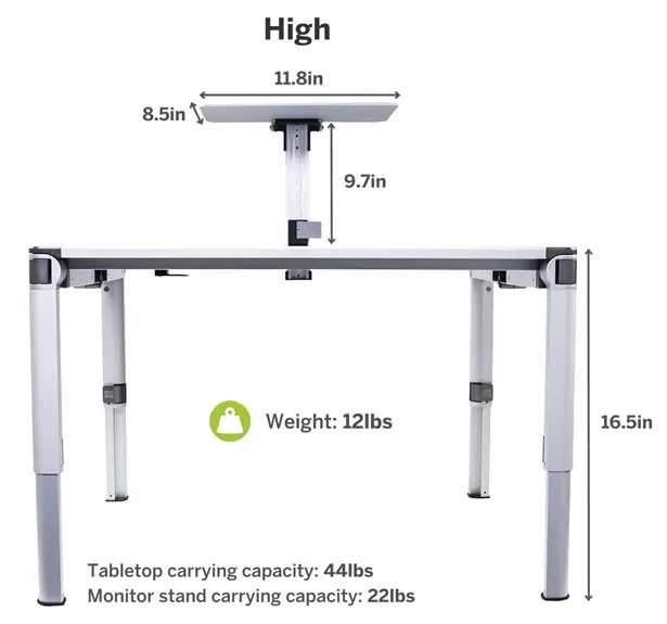 ZestDesk Portable Adjustable Standing Desk by James Moore