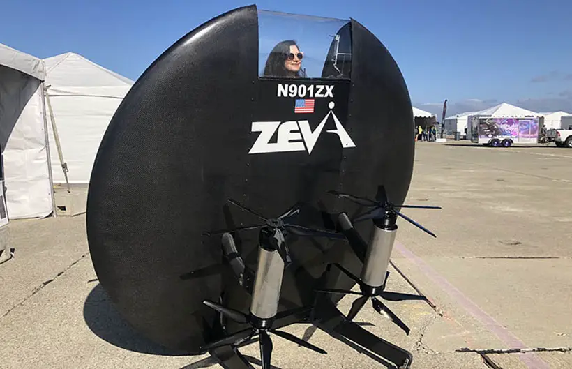 Zeva Zero eVTOL for The Future of Personal Flying Machine