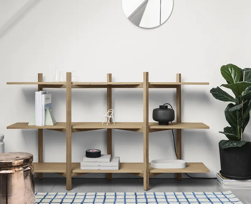 Hem Zig Zag Shelves by Studio deFORM