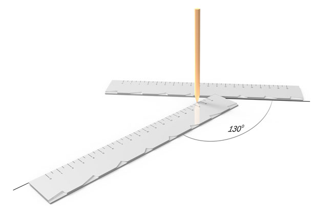 Zig Zag Ruler by Snezana Jeremic