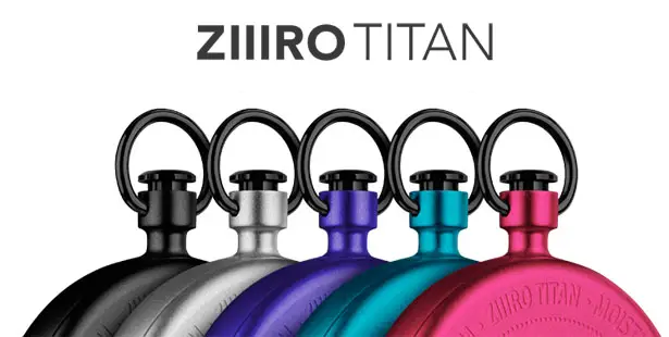 ZIIIRO Titan Aluminum Pocket Watch