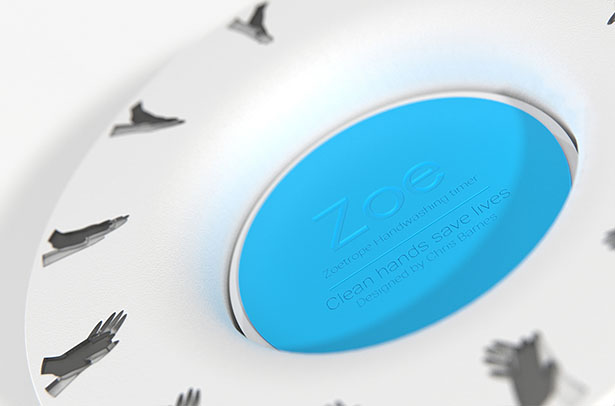 Zoe Handwashing Timer with Cool Animation by Chris Barnes
