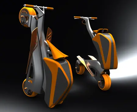 Stylish Zoomla Folding Bike for Quick Around-Town Transportation