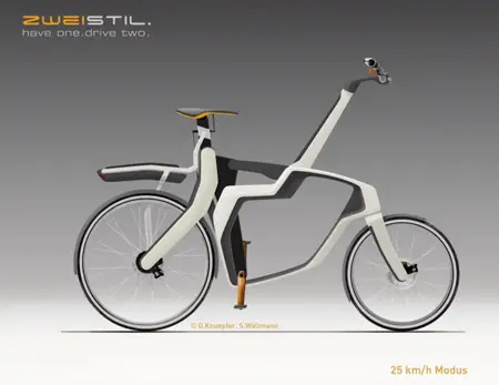 Zweistil Bike Design with Two Riding Options